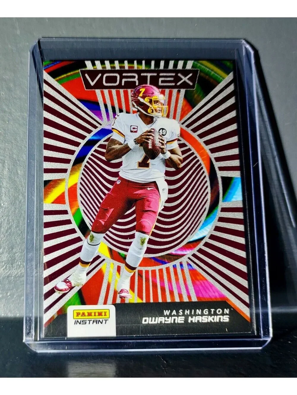 Dwayne Haskins 2020 Panini NFL Instant Vortex #10 Football Card 1/935